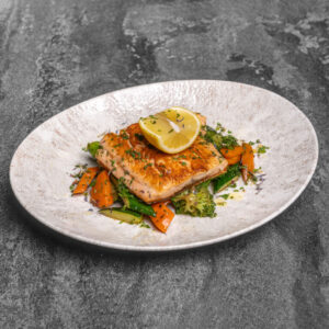 Gegrillter Lachs