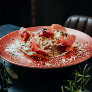 Linguine Porcini e Parma