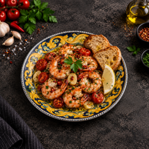 Gambas Aglio e Olio